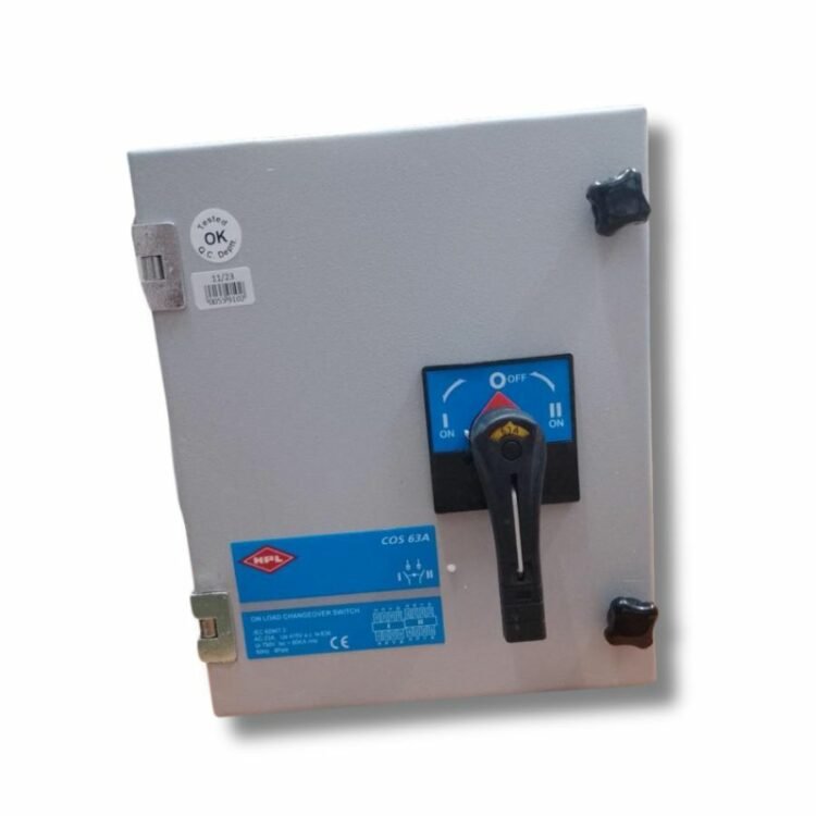 HPL_Brand_63A-4_Pole_Onload_Changeover_Switch_With_Enclosure