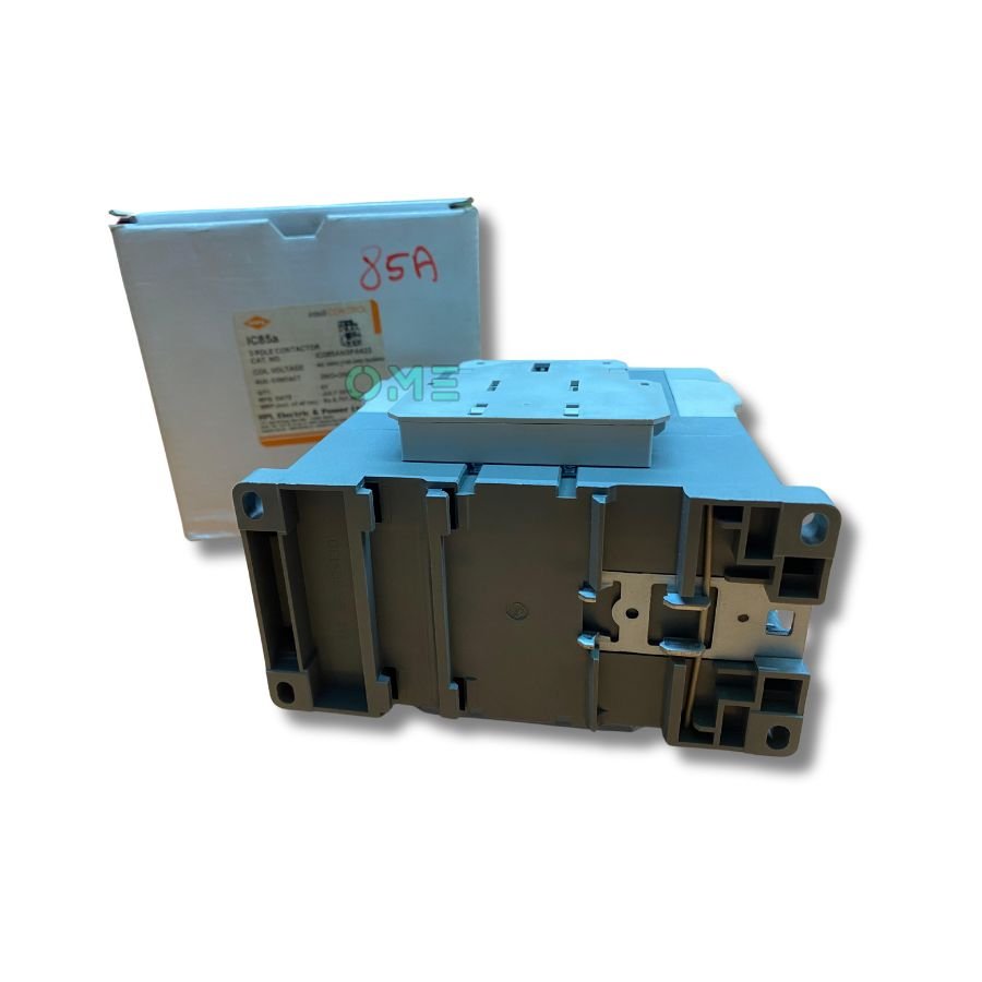 HPL_Brand_85A_3_Pole_220V_Power_Contactor_With_2No+2NC_Side-Add_On_Side_Block_backside_with_box