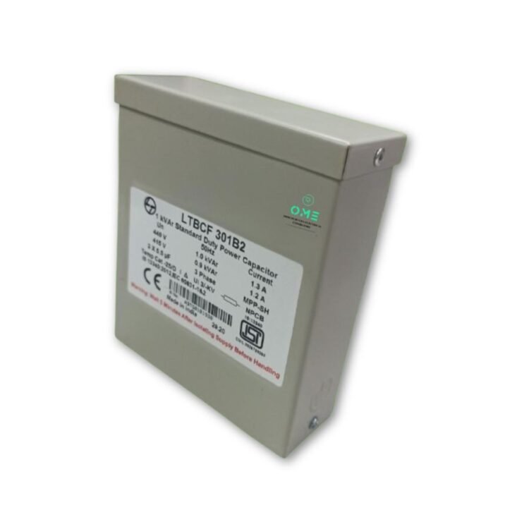 L&T-Standard-Box-Duty-Power-Capacitor-front-view