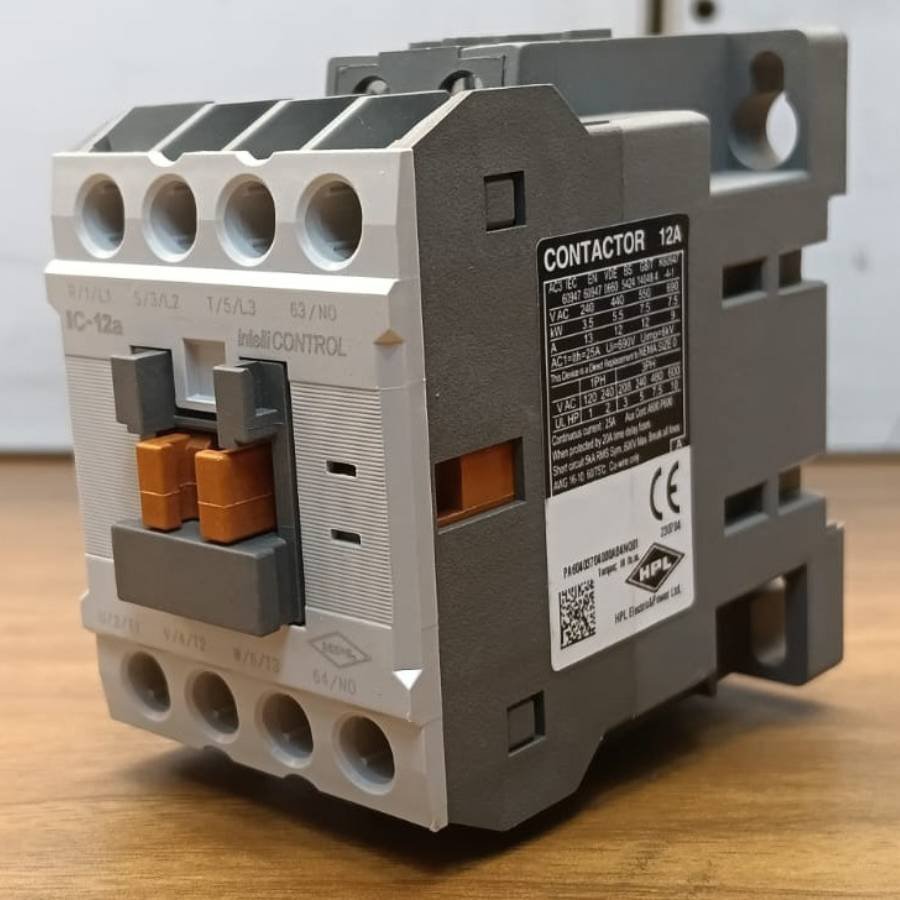HPL-3P-IC-12A-Power-Contactor-side-view