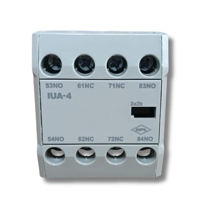 HPL-2NO+2NC-Add-On-Block-IUA-4-front-view