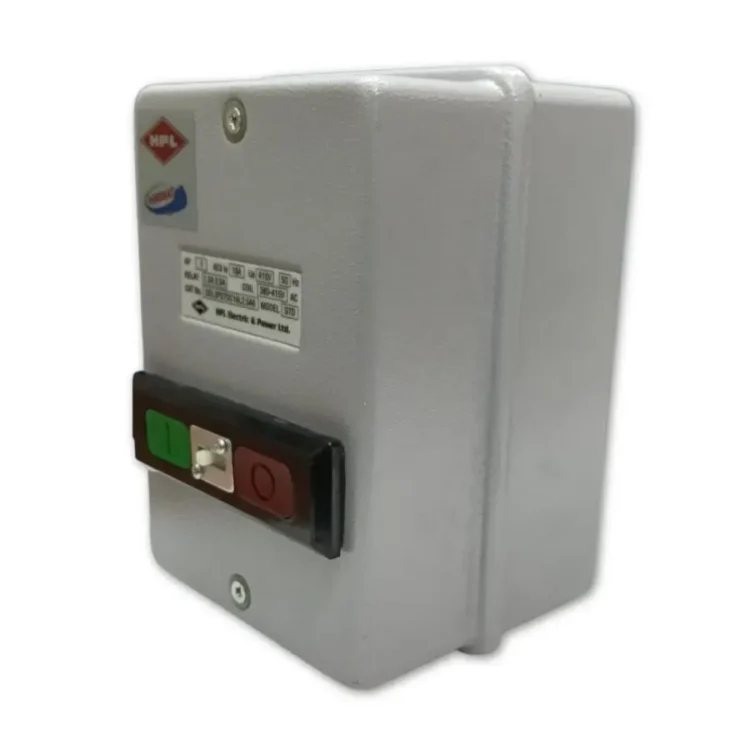 PL_16A_7.5HP_Three_Phase_DOL_Starter_left-angle_view