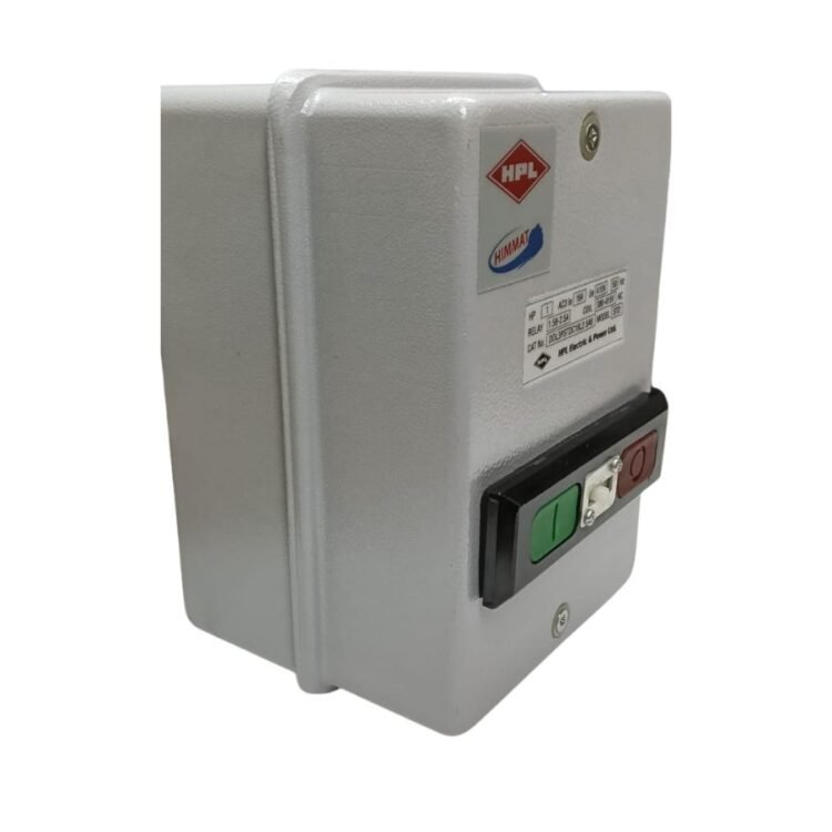 HPL_25A_15HP_three_phase_DOL_starter_left-angle-view