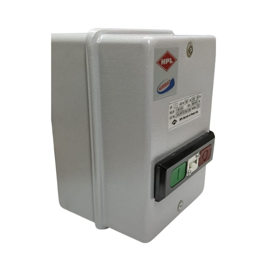 HPL_32A_20HP_three_phase_DOL_starter_left-angle_view