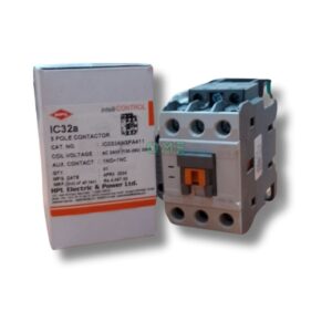 HPL 32A_3 Pole 220V Power Contactor With 1NO + 1NC Side Add On Side Block