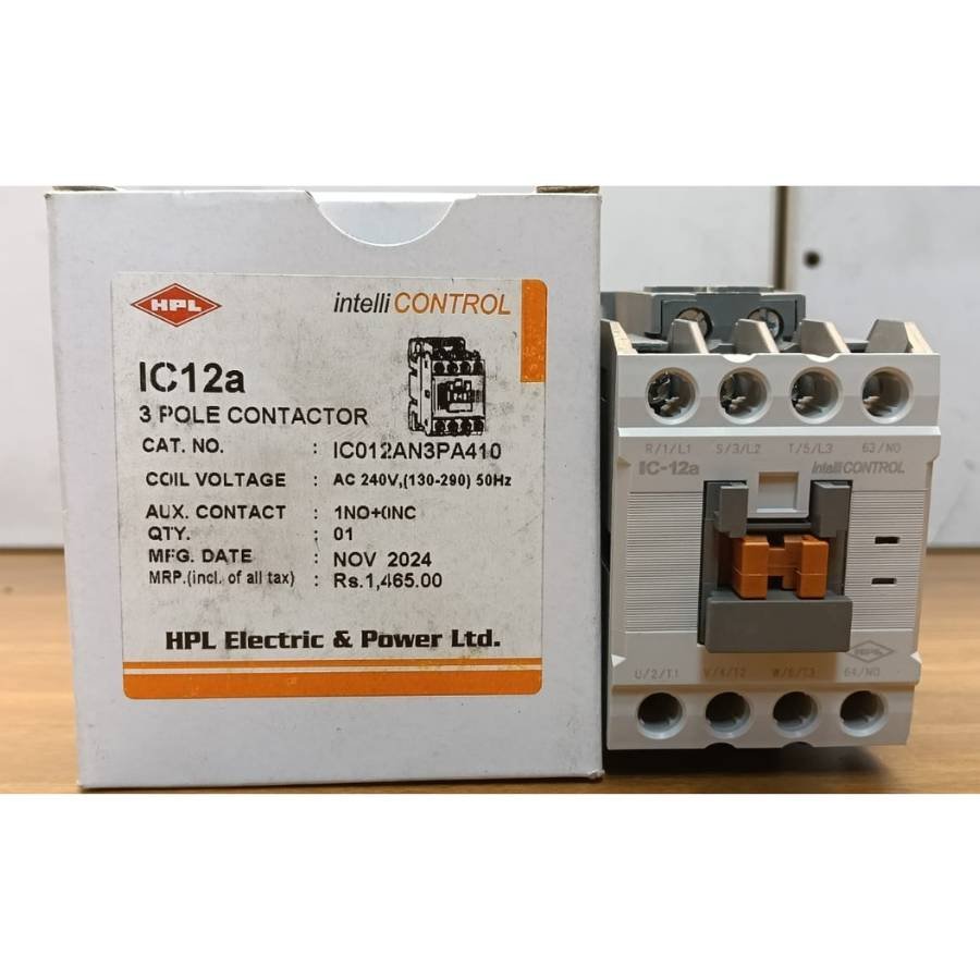 HPL 3P IC-12A Power Contactor - Image 4